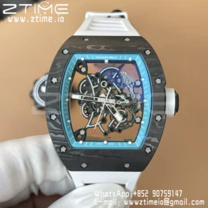 RICHARD MILLE RM055 NTPT ZF 1:1 Best Edition Blue Bezel White Crown RMUL2 Super Clone - Super Clone Watch | 1:1 Best Version