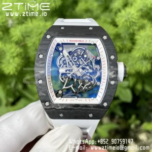 RICHARD MILLE RM055 NTPT ZF 1:1 Best Edition White Bezel White Crown on RMUL2 Super Clone - Super Clone Watch | 1:1 Best Version