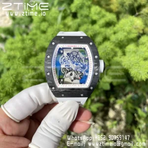 RICHARD MILLE RM055 NTPT ZF 1:1 Best Edition White Bezel White Crown on RMUL2 Super Clone - Super Clone Watch | 1:1 Best Version