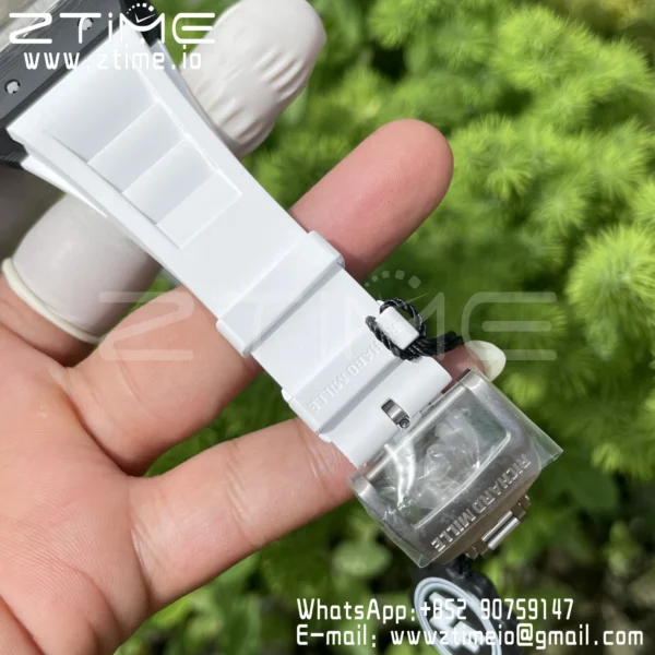 RICHARD MILLE RM055 NTPT ZF 1:1 Best Edition White Bezel White Crown on RMUL2 Super Clone - Super Clone Watch | 1:1 Best Version