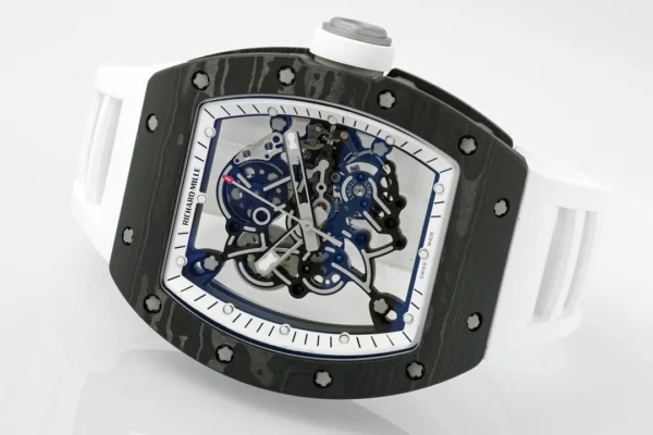 RICHARD MILLE RM055 NTPT/Ti ZF 1:1 Best Edition White Bezel White Crown RMUL2 Super Clone - Super Clone Watch | 1:1 Best Version