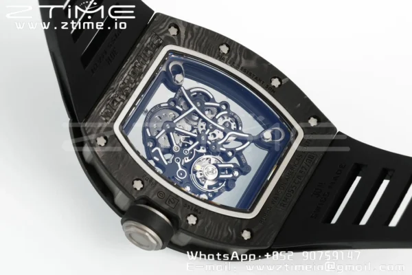 RICHARD MILLE RM055 NTPT/Ti ZF 1:1 Best Edition White Bezel Black RMUL2 Super Clone - Super Clone Watch | 1:1 Best Version