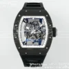 RICHARD MILLE RM055 NTPT/Ti ZF 1:1 Best Edition ホワイトベゼル ブラック RMUL2 スーパークローン - スーパークローンウォッチ｜1:1ベストバージョン