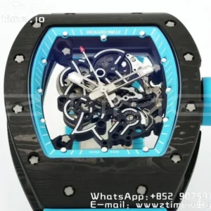 RICHARD MILLE RM055 NTPT ZF 1:1 Best Edition Blue Bezel Blue Crown RMUL2 Super Clone - Super Clone Watch | 1:1 Best Version
