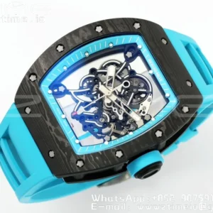 RICHARD MILLE RM055 NTPT ZF 1:1 Best Edition Blue Bezel Blue Crown RMUL2 Super Clone - Super Clone Watch | 1:1 Best Version