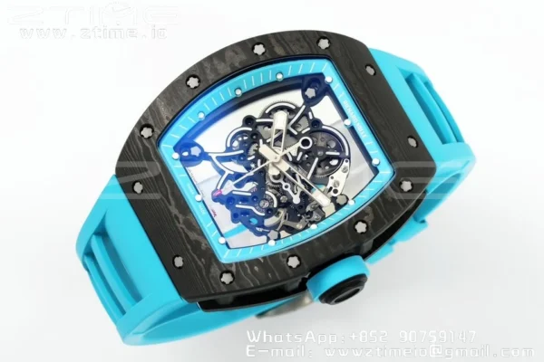 RICHARD MILLE RM055 NTPT ZF 1:1 Best Edition Blue Bezel Blue Crown RMUL2 Super Clone - Super Clone Watch | 1:1 Best Version