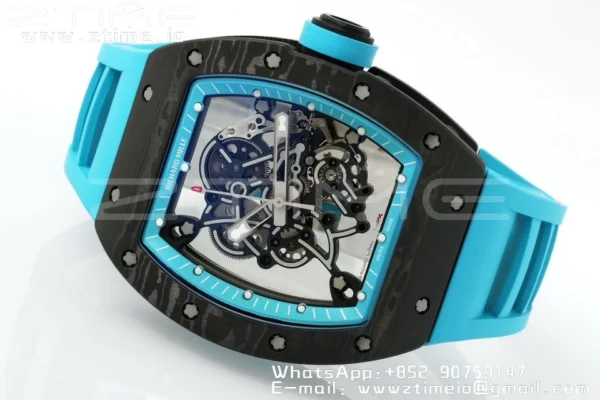 RICHARD MILLE RM055 NTPT ZF 1:1 Best Edition Blue Bezel Blue Crown RMUL2 Super Clone - Super Clone Watch | 1:1 Best Version