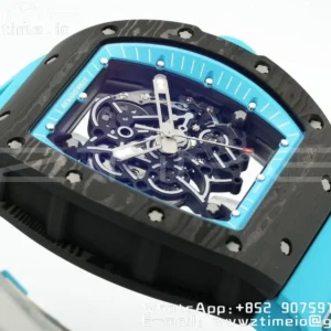 RICHARD MILLE RM055 NTPT ZF 1:1 Best Edition Blue Bezel Blue Crown RMUL2 Super Clone - Super Clone Watch | 1:1 Best Version