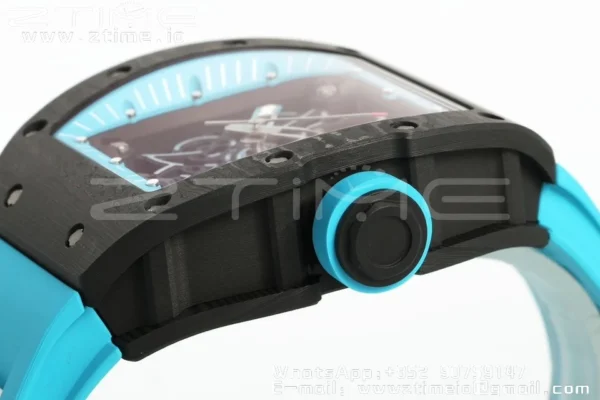 RICHARD MILLE RM055 NTPT ZF 1:1 Best Edition Blue Bezel Blue Crown RMUL2 Super Clone - Super Clone Watch | 1:1 Best Version