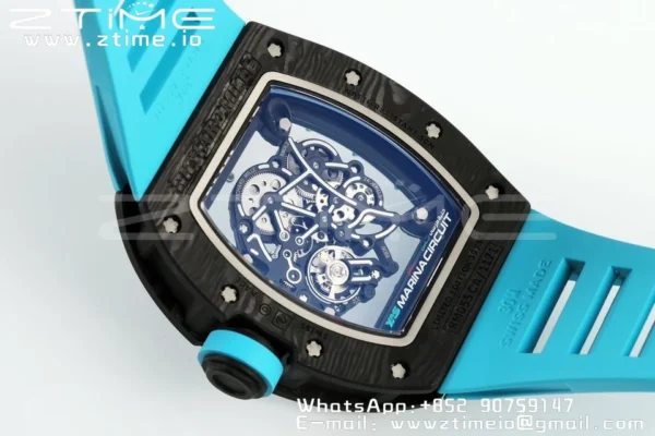 RICHARD MILLE RM055 NTPT ZF 1:1 Best Edition Blue Bezel Blue Crown RMUL2 Super Clone - Super Clone Watch | 1:1 Best Version