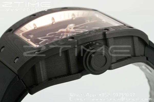 RICHARD MILLE RM055 NTPT ZF 1:1 Best Edition Gold Bezel Black Crown RMUL2 Super Clone - Super Clone Watch | 1:1 Best Version