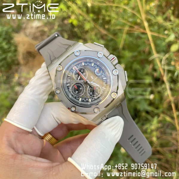 AP Royal Oak Offshore Schumacher TKF Best Edition Gray/Black Dial  A3126 - Super Clone Watch | 1:1 Best Version