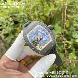 RICHARD MILLE RM055 NTPT RM Factroy 1:1 Best Edition Gold Bezel on Rubber Strap RMUL2 Super Clone - Super Clone Watch | 1:1 Best Version