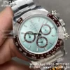 Rolex Daytona 126506 QF 1:1 Best Edition Ice Blue Dial Lume Marker SH4131 V6 (Gain Weight) - Super Clone Watch | 1:1 Best Version