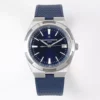 VC Overseas 4500V SS ZF 1:1 Mejor Edición Esfera Azul con Correa de Caucho Azul A5100 - Super Clone Watch | 1:1 Mejor Versión