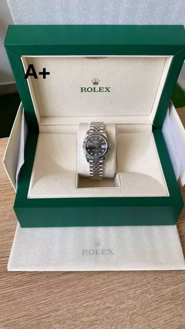 Rolex DateJust 31mm 278274 A+ Factory 1:1 Best Edition Gray Diamonds Dial on Jubilee Bracelet DD2824 - Super Clone Watch | 1:1 Best Version