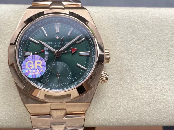 VC Overseas 41mm RG 7920V GR Factory 1:1 Best Edition グリーンダイアルRGブレスレット - スーパークローン時計｜1:1ベストバージョン
