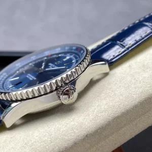 Breitling Navitimer Automatic 41mm SS BLSF Blue Dial on Blue Leather Strap A2824 V2 - Super Clone Watch | 1:1 Best Version