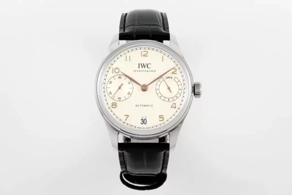 IWC Portugieser Automatic SS IW501701 APS Factory 1:1 Best Edition White/RG Dial - Super Clone Watch | 1:1 Best Version