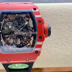 RICHARD MILLE RM035-02 Red NTPT S7 Factory 1:1 Best Edition Black Rubber Strap - Super Clone Watch | 1:1 Best Version