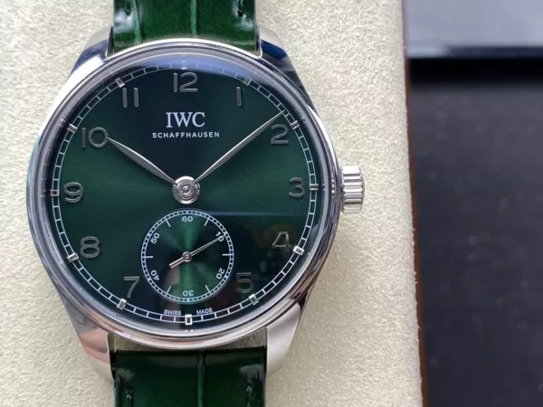 IWC Portuguese IW358310 GR Factory 1:1 Best Edition SS Green Dial Silvery Markers - Super Clone Watch | 1:1 Best Version