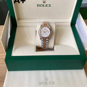 Rolex DateJust SS/RG 31mm 278241 A+ Factory 1:1 Best Edition Floral  Diamond Dial - Super Clone Watch | 1:1 Best Version