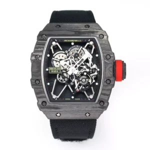RICHARD MILLE RM35-01 Black Carbon BBR Factory Best Edition Black Nylon Strap - Super Clone Watch | 1:1 Best Version