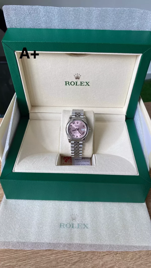 Rolex DateJust 31mm 278240 A+ Factory 1:1 Best Edition Ροζ Ρωμαϊκό καντράν σε βραχιόλι Jubilee DD2824 - Super Clone Watch | 1:1 Best Version