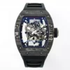 リシャール・ミル RM055 NTPT APSファクトリー 1:1ベスト・エディション ブラックベゼル ブラッククラウン ラバーストラップ - スーパークローンウォッチ｜1:1ベスト・バージョン