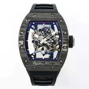リシャール・ミル RM055 NTPT APSファクトリー 1:1ベスト・エディション ブラックベゼル ブラッククラウン ラバーストラップ - スーパークローンウォッチ｜1:1ベスト・バージョン