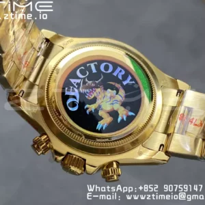 Rolex Daytona 126508 QF 1:1 Best Edition YG Dial SH4131 V6 (Gain Weight) - Super Clone Watch | 1:1 Best Version