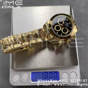 Rolex Daytona 126508 QF 1:1 Best Edition Black Dial SH4131 V6 (Gain Weight) - Super Clone Watch | 1:1 Best Version
