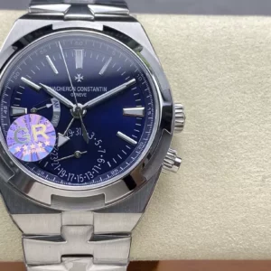 VC Overseas 41mm 7900V GR Factory 1:1 Best Edition Blue Dial SS Bracelet - Super Clone Watch | 1:1 Best Version