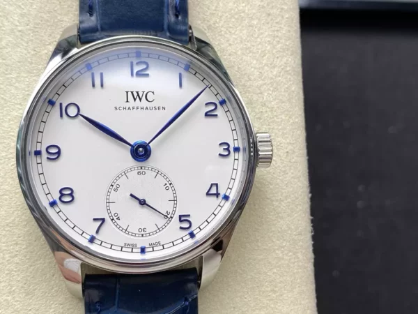 IWC Portuguese IW358304 GR Factory 1:1 Best Edition SS White Dial Blue Markers - Super Clone Watch | 1:1 Best Version