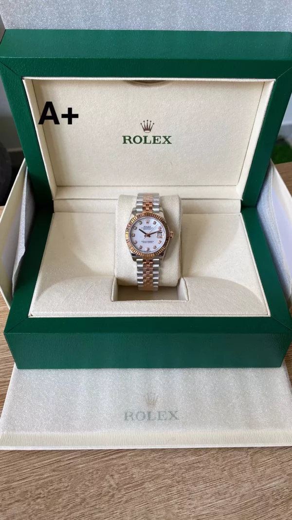 Rolex DateJust SS/RG 31mm 278271 A+ Factory 1:1 Best Edition MOP Diamond Dial - Super Clone Watch | 1:1 Best Version