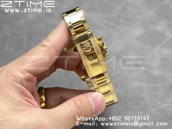 Rolex Daytona 126508 QF 1:1 Best Edition YG Dial SH4131 V6 (Gain Weight) - Super Clone Watch | 1:1 Best Version