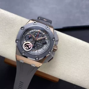 AP Royal Oak Offshore Schumacher 26568 TKF Best Edition White/Black Dial A3126 - Super Clone Watch | 1:1 Best Version
