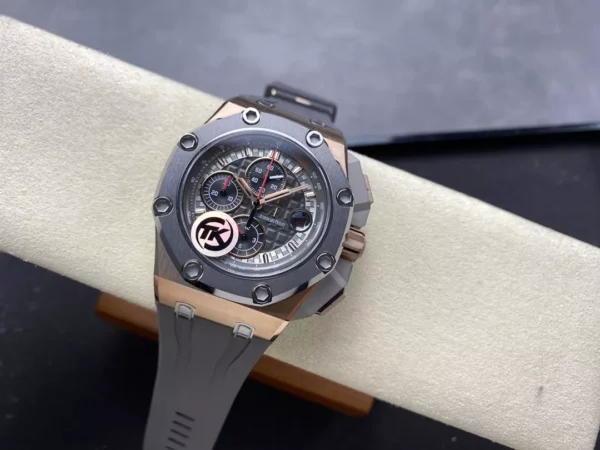 AP Royal Oak Offshore Schumacher 26568 TKF Best Edition White/Black Dial A3126 - Super Clone Watch | 1:1 Best Version