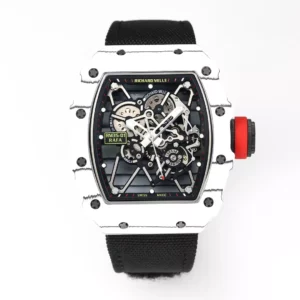 RICHARD MILLE RM35-01 White Carbon BBR Factory Best Edition Black Nylon Strap - Super Clone Watch | 1:1 Best Version