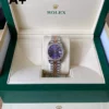 Rolex DateJust SS/RG 31mm 278381 A+ Factory 1:1 Best Edition Violet Dial Diamond Bezel - Super Clone Watch | 1:1 Best Version