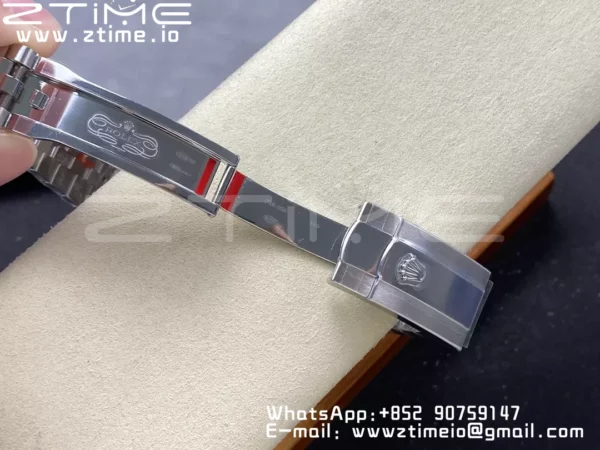 Rolex DateJust 41 126334 EWE Factory 1:1 Best Edition Blue Textured Dial on Jubilee Bracelet A3235 - Super Clone Watch | 1:1 Best Version