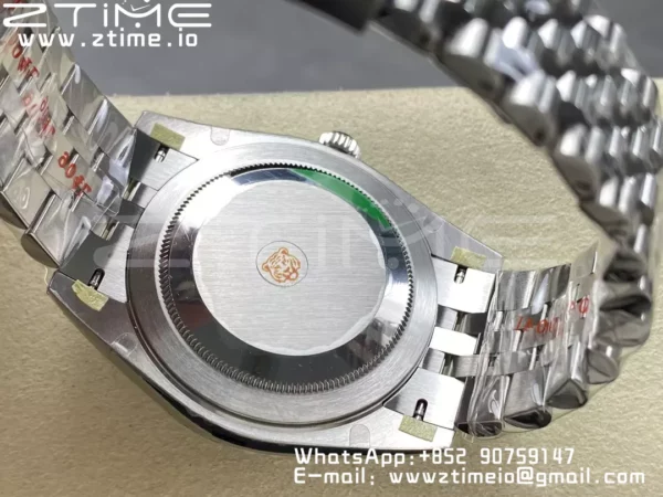 Rolex DateJust 41 126334 EWE Factory 1:1 Best Edition Blue Textured Dial on Jubilee Bracelet A3235 - Super Clone Watch | 1:1 Best Version