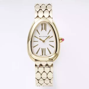 Bvlgari Serpenti Seduttori Watch YG 103145 BVF 1:1 Best Edition White Dial - Super Clone Watch | 1:1 Best Version