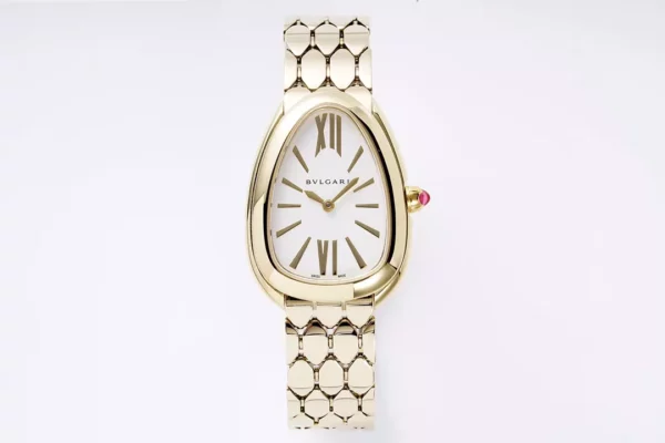 Bvlgari Serpenti Seduttori Watch YG 103145 BVF 1:1 Best Edition White Dial - Super Clone Watch | 1:1 Best Version