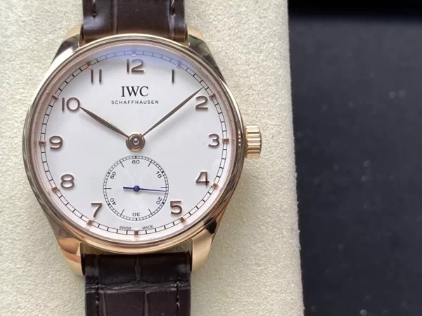 IWC Portuguese IW358306 GR Factory 1:1 Best Edition RG White Dial RG Markers - Super Clone Watch | 1:1 Best Version