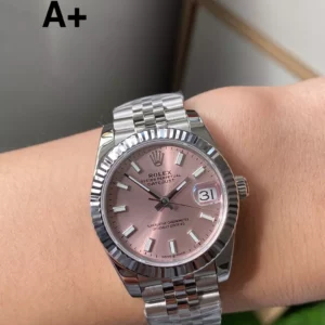 Rolex DateJust 31mm 278274 A+ Factory 1:1 Best Edition Pink Dial on Jubilee Bracelet DD2824 - Super Clone Watch | 1:1 Best Version