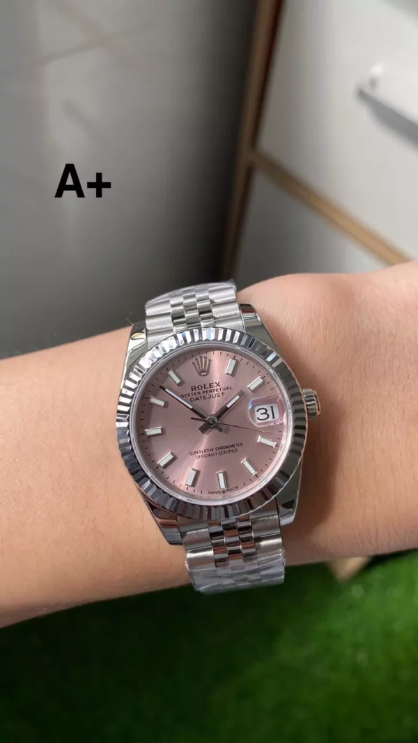 Rolex DateJust 31mm 278274 A+ Factory 1:1 Best Edition Pink Dial on Jubilee Bracelet DD2824 - Super Clone Watch | 1:1 Best Version