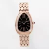 Bvlgari Serpenti Seduttori Watch RG 103453 BVF 1:1 Best Edition Black Dial Diamonds Bezel - Super Clone Watch | 1:1 Best Version