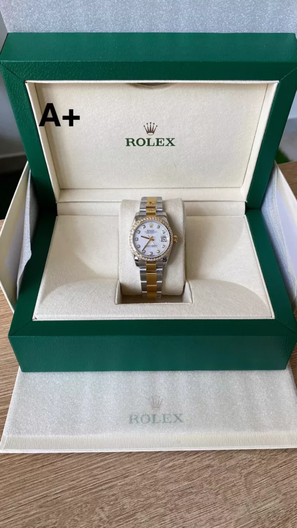 Rolex DateJust SS/YG 31mm 278273 A+ Factory 1:1 Best Edition MOP Dial Diamond Bezel - Super Clone Watch | 1:1 Best Version