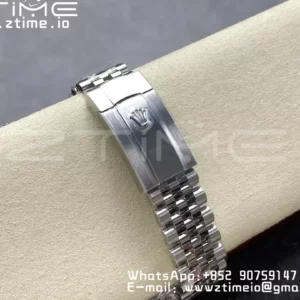 Rolex DateJust 41 126334 EWE Factory 1:1 Best Edition Blue Textured Dial on Jubilee Bracelet A3235 - Super Clone Watch | 1:1 Best Version
